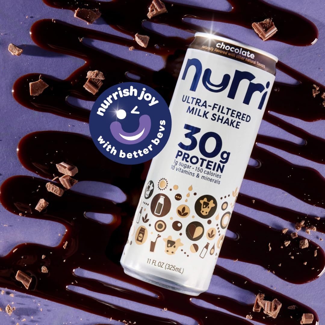 30g Protein Chocolate Lactose Free Milk Shake 12 Cans N93236