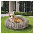 30 Inches Round Washable Dog Bed X900
