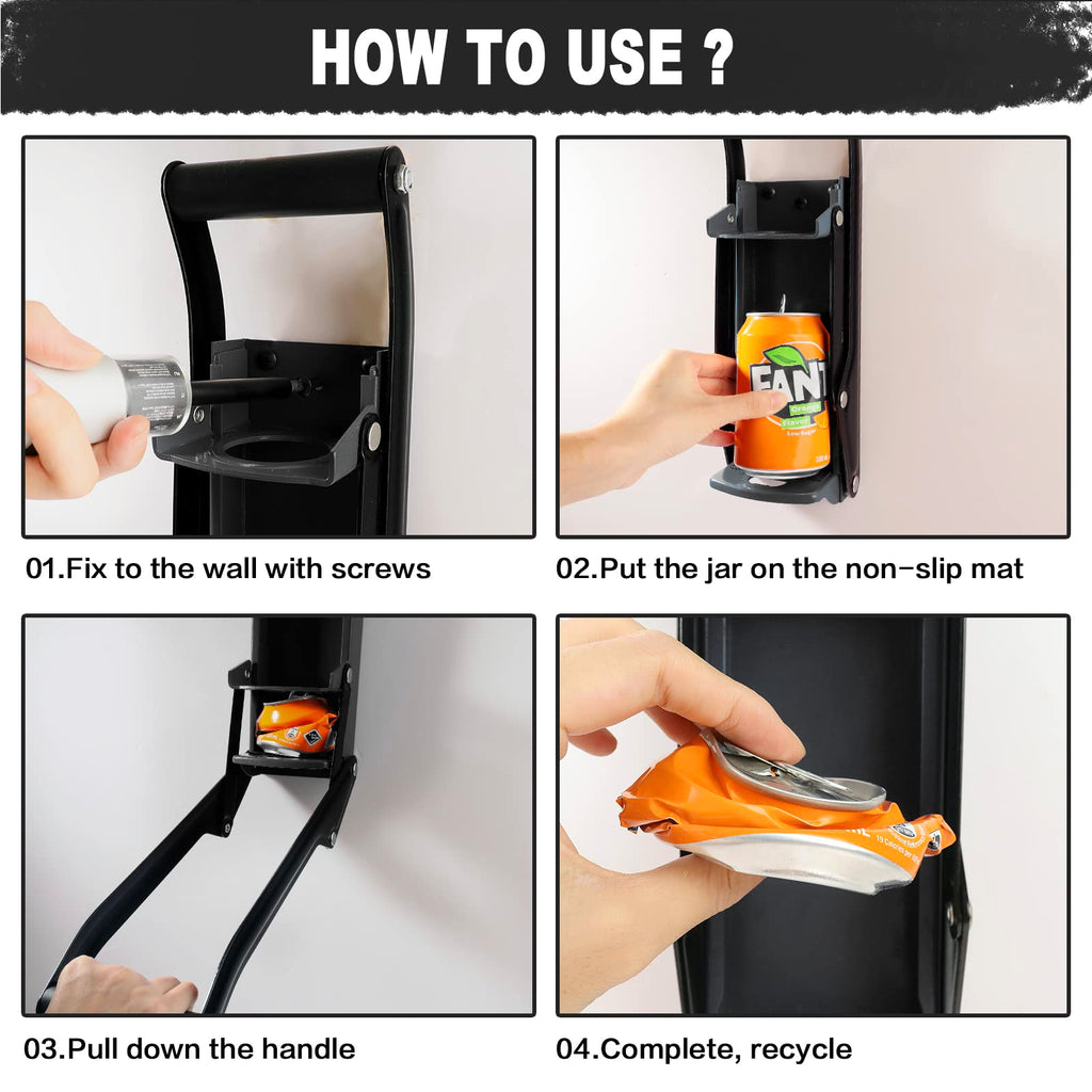 16 oz Metal Can Crusher J3212
