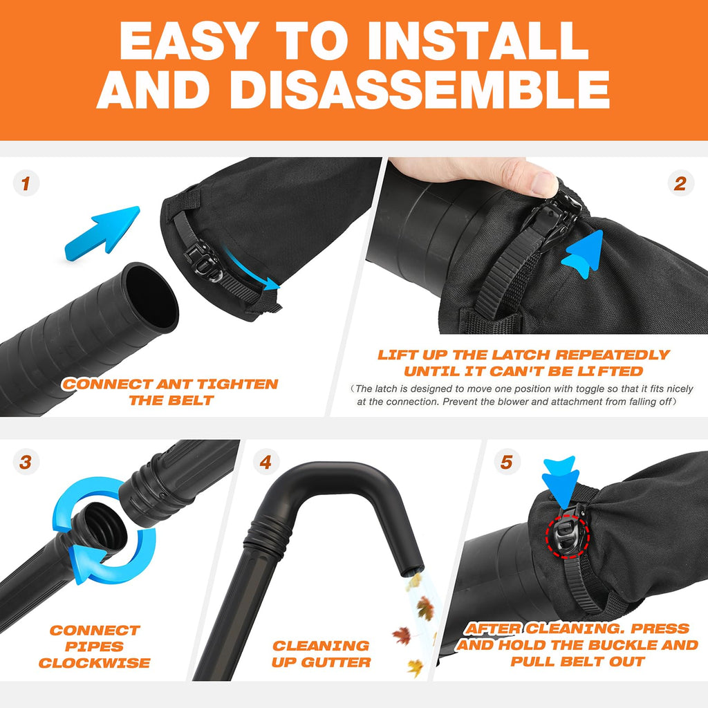 Gutter Cleaning Kit for Leaf Blowers, 11 Feet Y999121