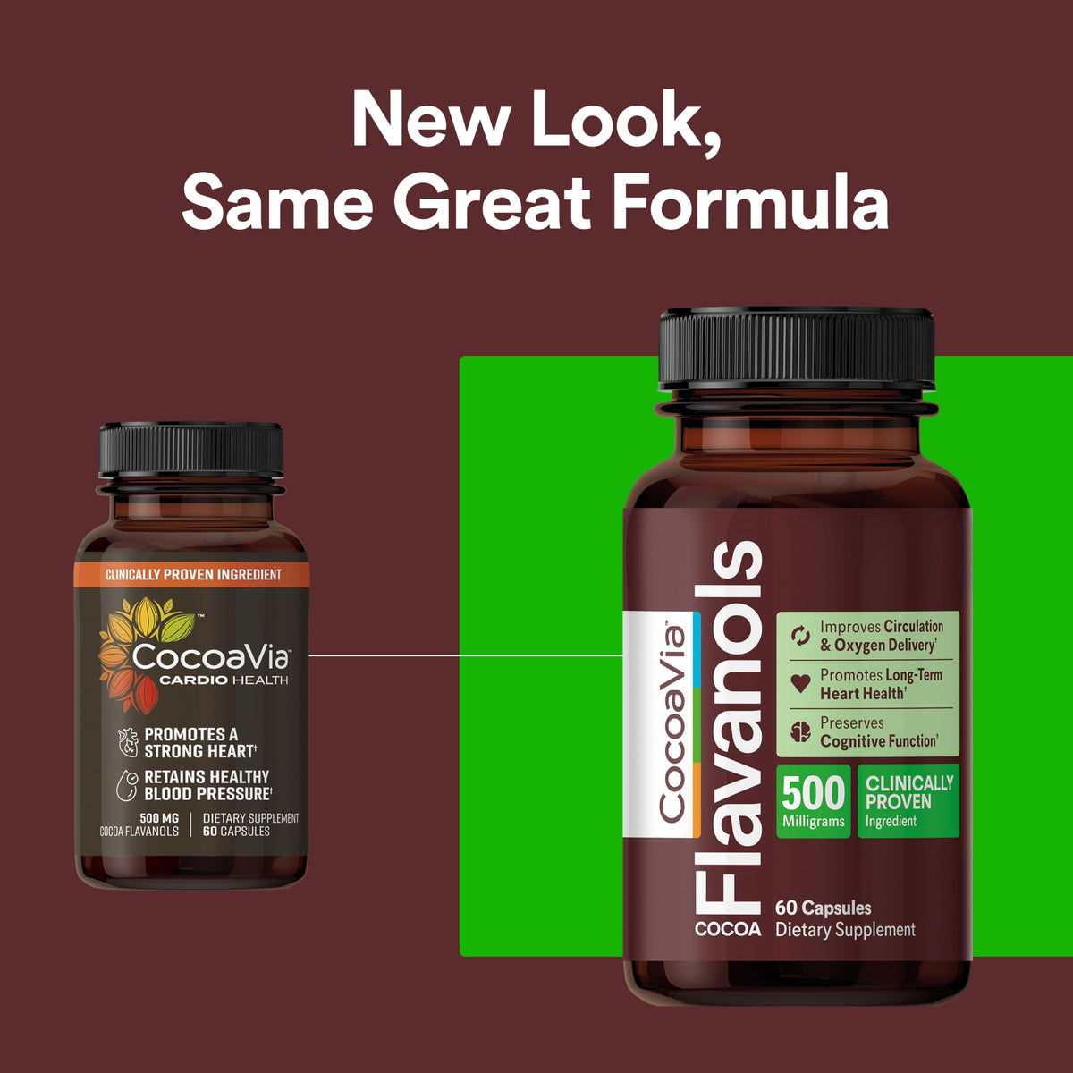 500mg High Flavanol Cocoa Supplement 60 Capsules B7799