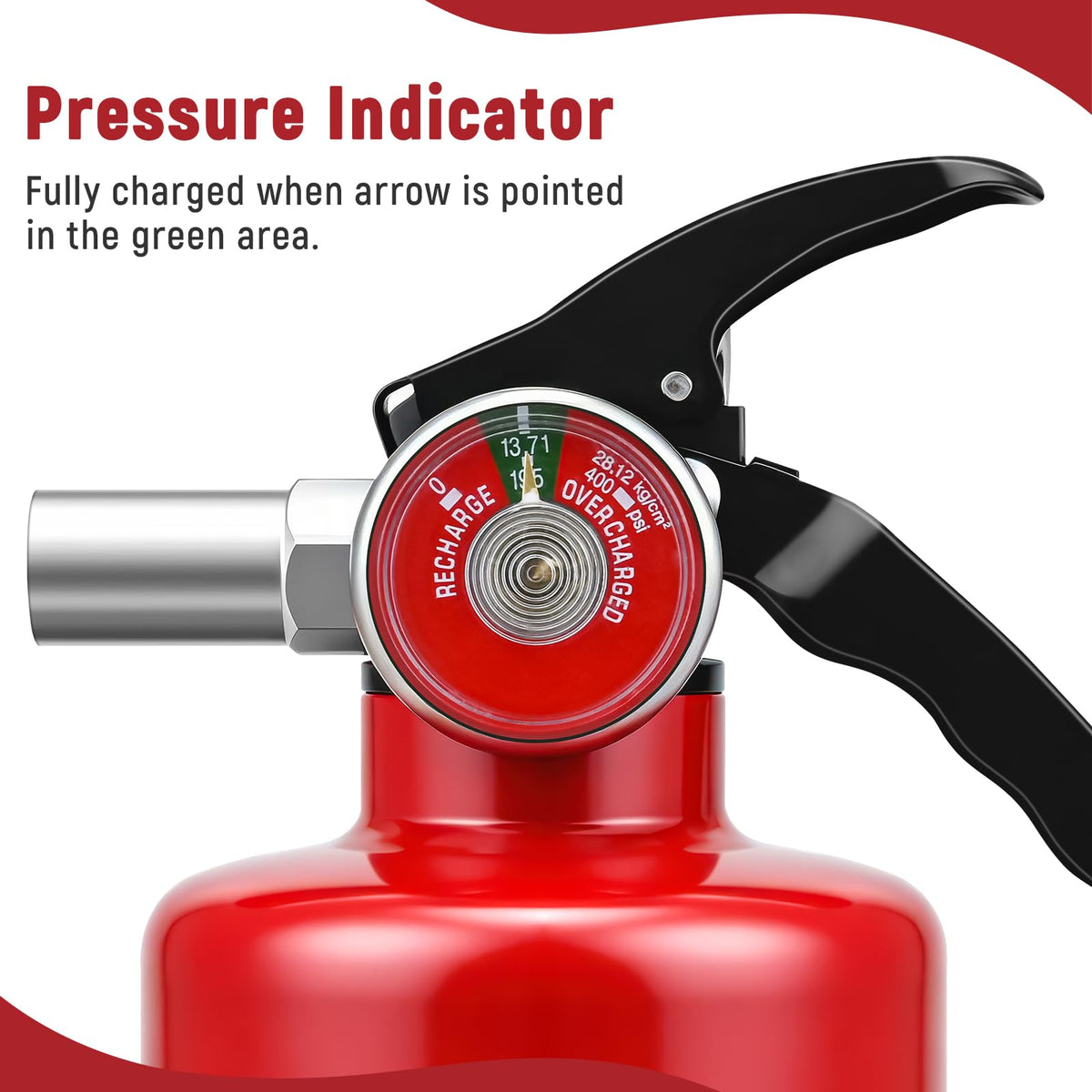 2 Pack 2.5LB ABC Dry Powder Fire Extinguisher X943