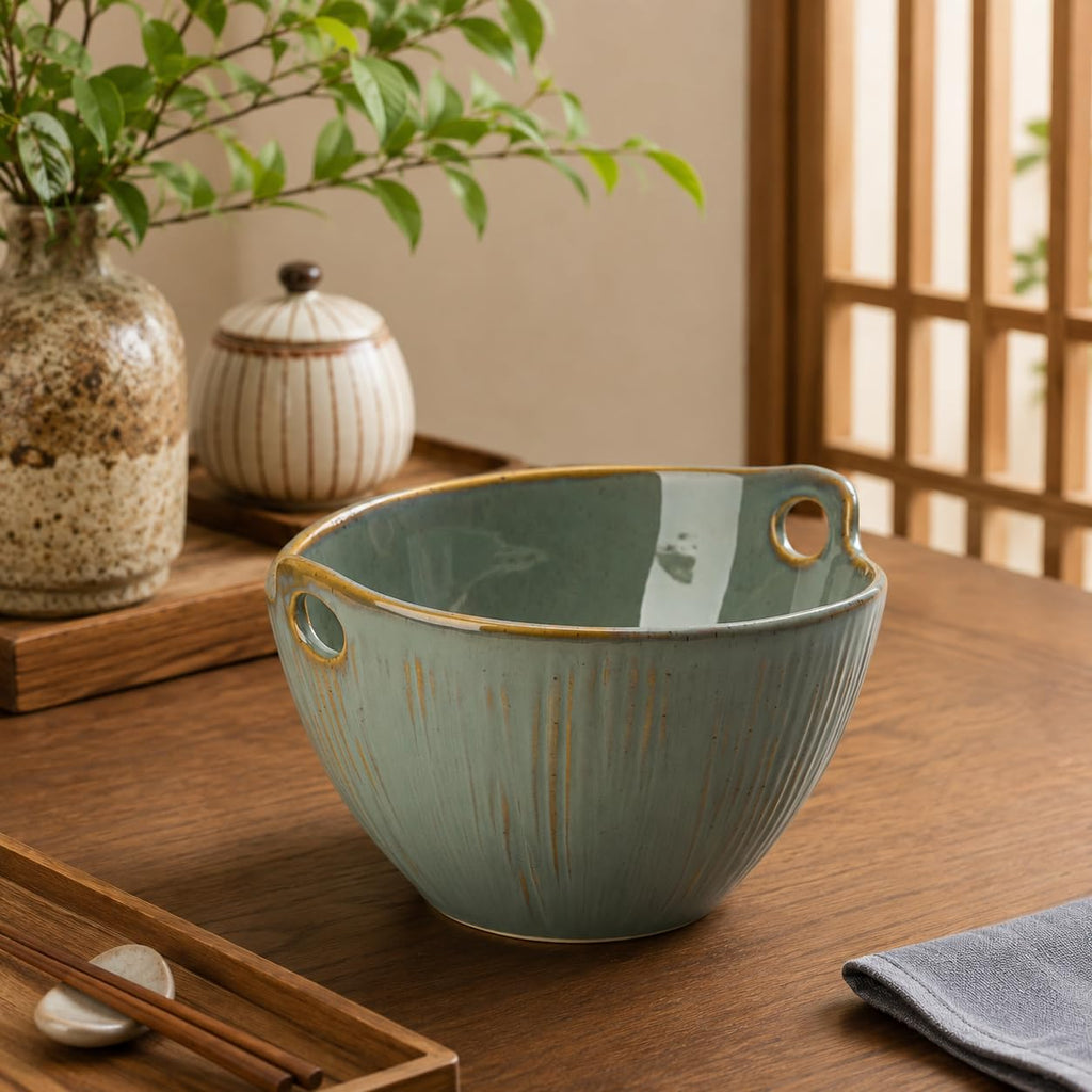 7 Inch Ceramic Ramen Bowl Set of 2 I245778
