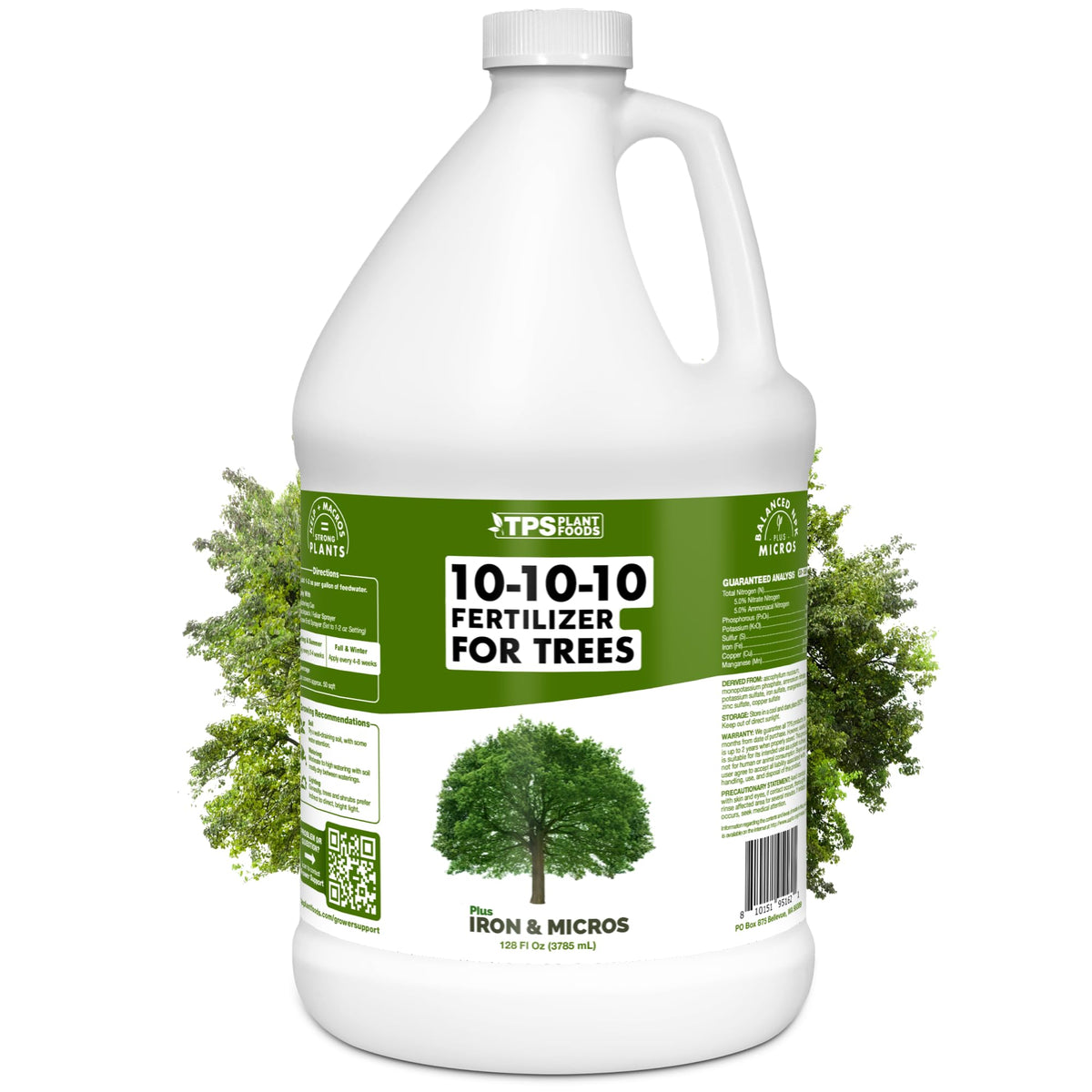 10-10-10 Fertilizer with Iron & Micros, 1 Gal F356