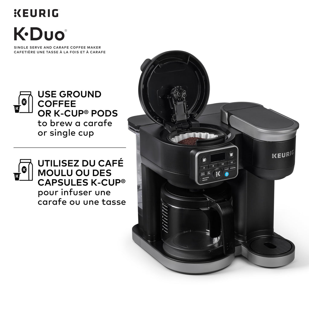 Black Single Serve K-Cup Pod & Carafe Coffee Maker W361525