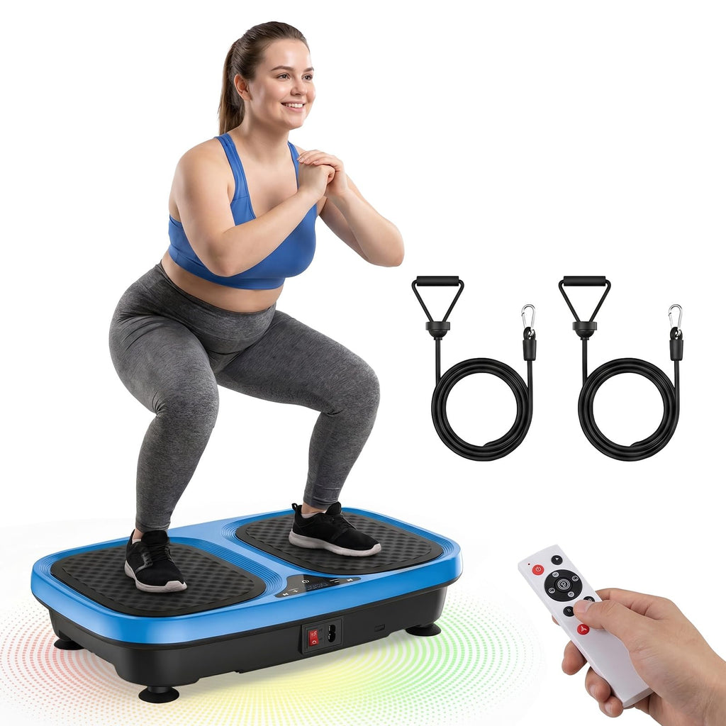 Vibration Plate Exercise Machine with Pull Ropes A747814
