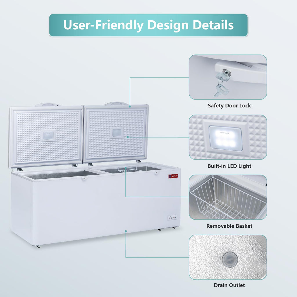 76"W Chest Freezer C390
