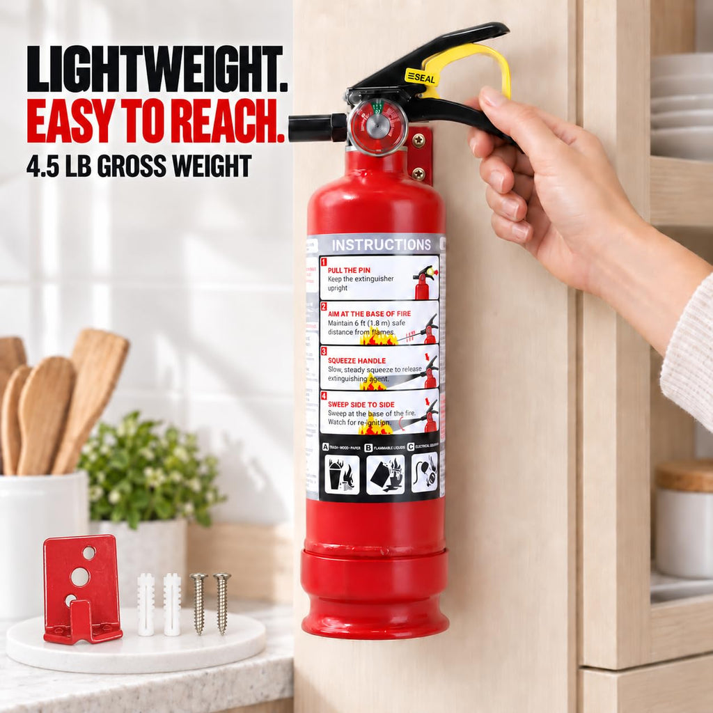 2.5 lb ABC Dry Chemical Fire Extinguishers 2-Pack Z947