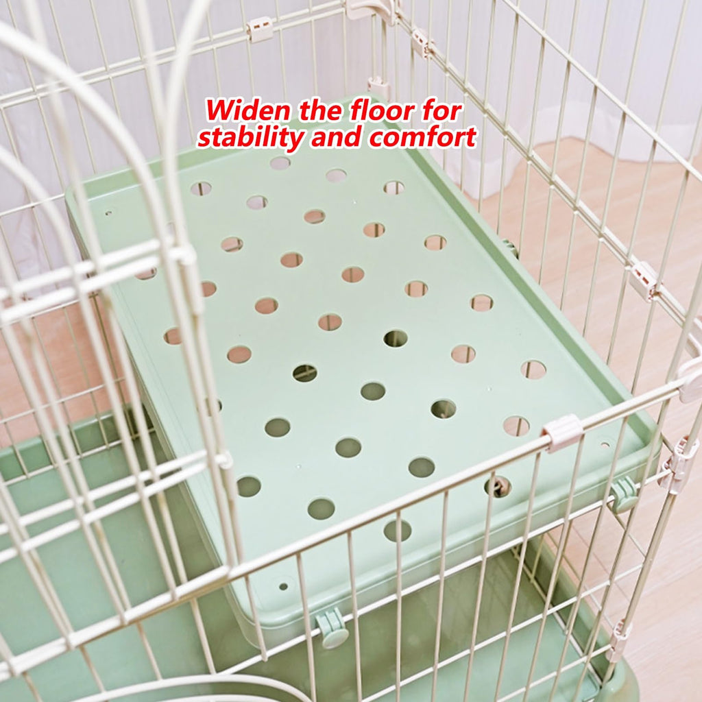 3/4-Tier Wire Cat Cage Playpen Kennel with Hammock G269