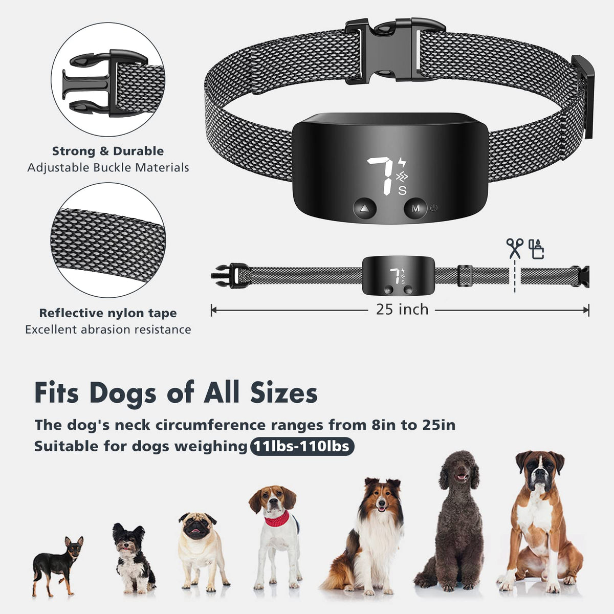 Rechargeable Anti Barking Training Collar W499