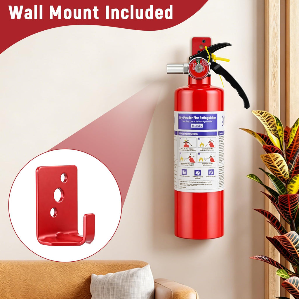 2 Pack 2.5LB ABC Dry Powder Fire Extinguisher X943