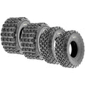 Set of 4 Sport ATV Tubeless Tires 19x7-8 Front & 18x9.5-8 Rear 4 Ply Q100682