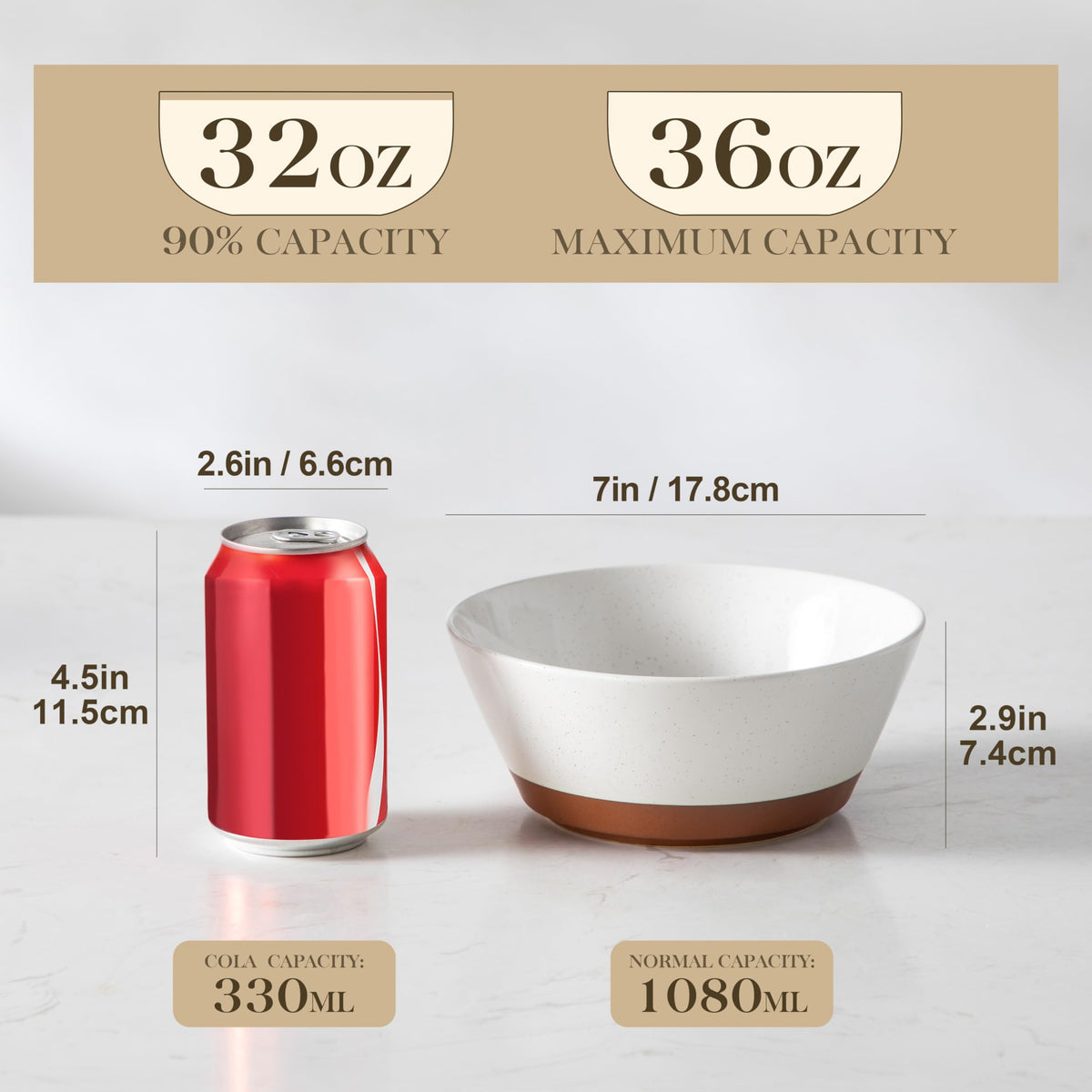 Ceramic Soup Bowl Set of 4 and Baking Dish X47203