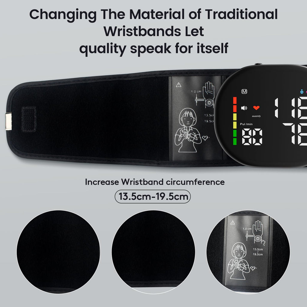 Wrist Blood Pressure Monitor Black T4582