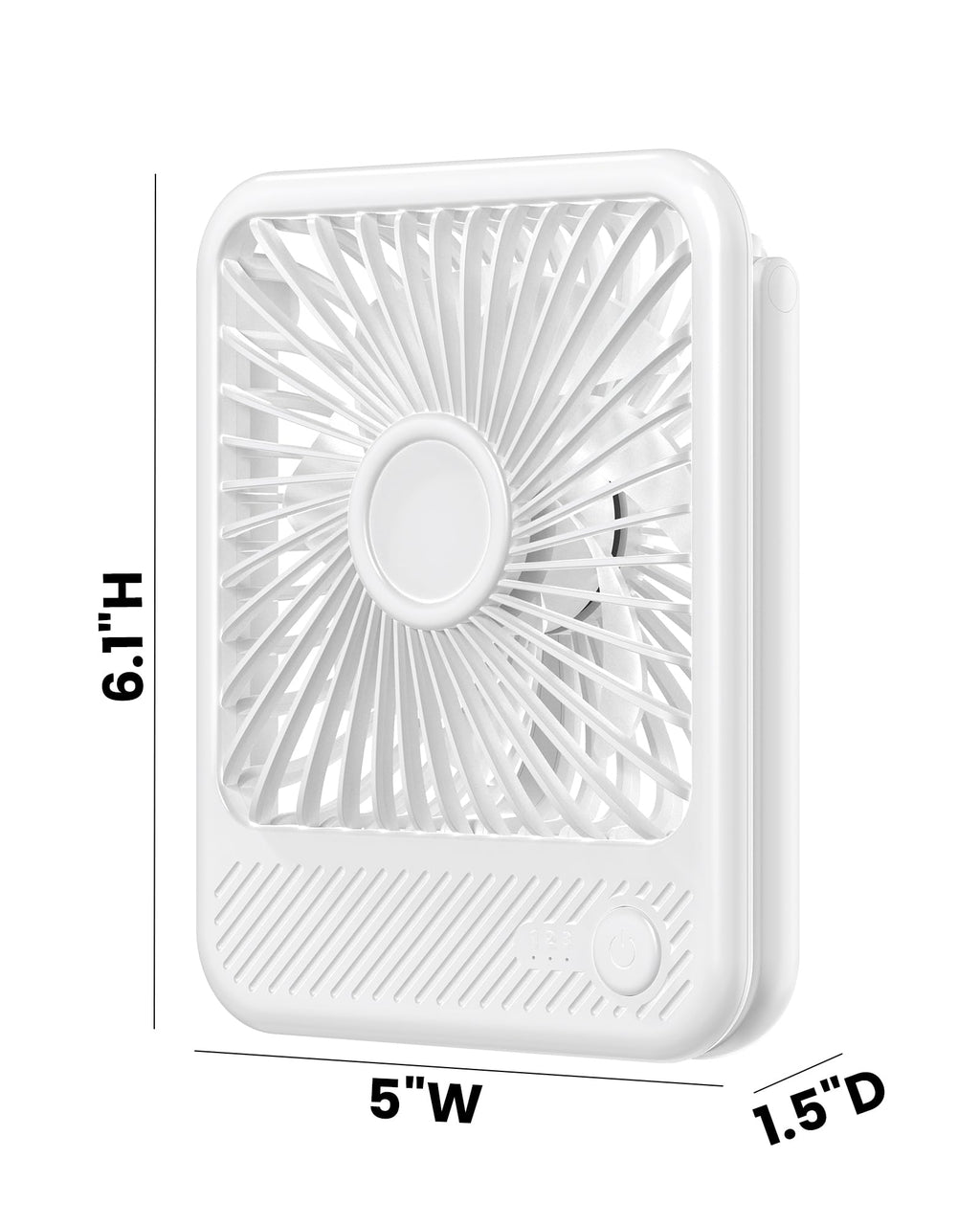 White USB Desk Fan Z718