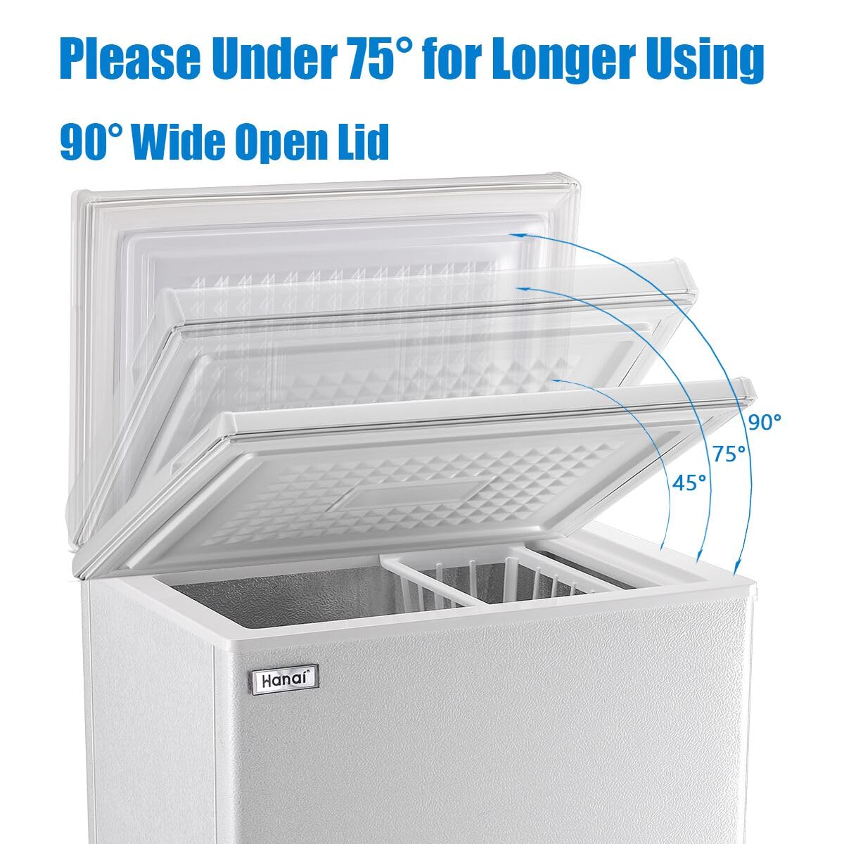 White 5.0 Cu.Ft Chest Freezer Y298