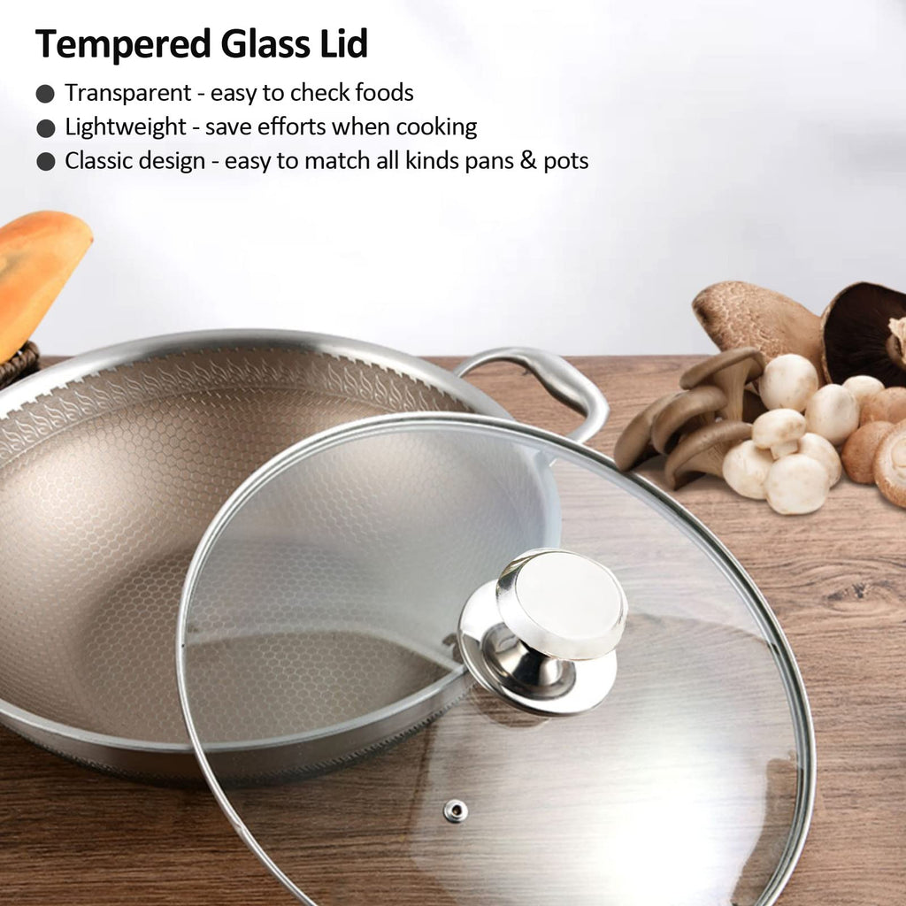 Tempered Glass Lid for 11 inches Cookware O41071