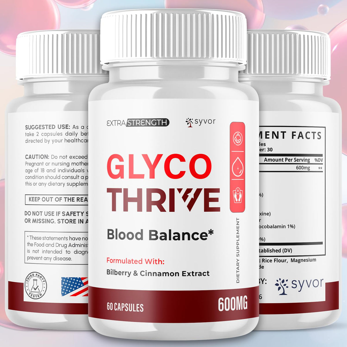 3 Pack 180 Capsules Y11147
