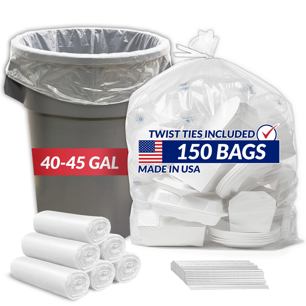 40 to 45 Gallon Heavy Duty Trash Bags H640