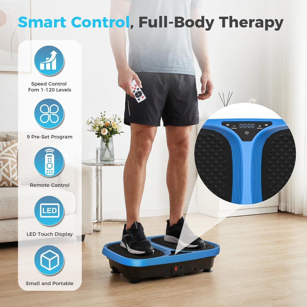 Vibration Plate Exercise Machine with Pull Ropes A747814
