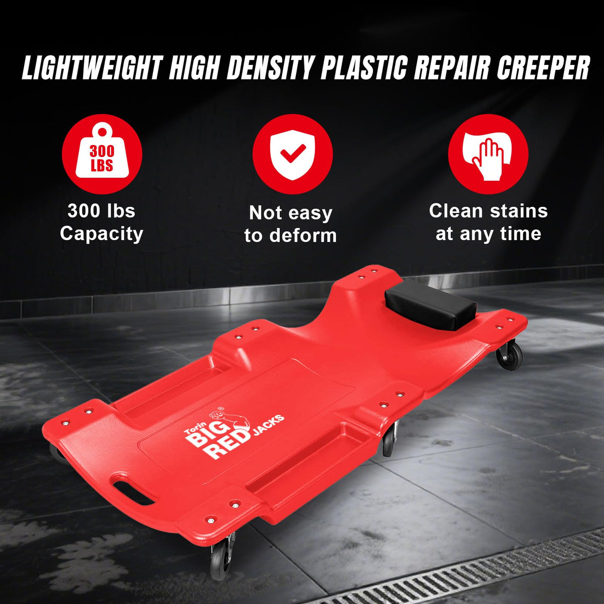 Plastic Rolling Garage Creeper H9526