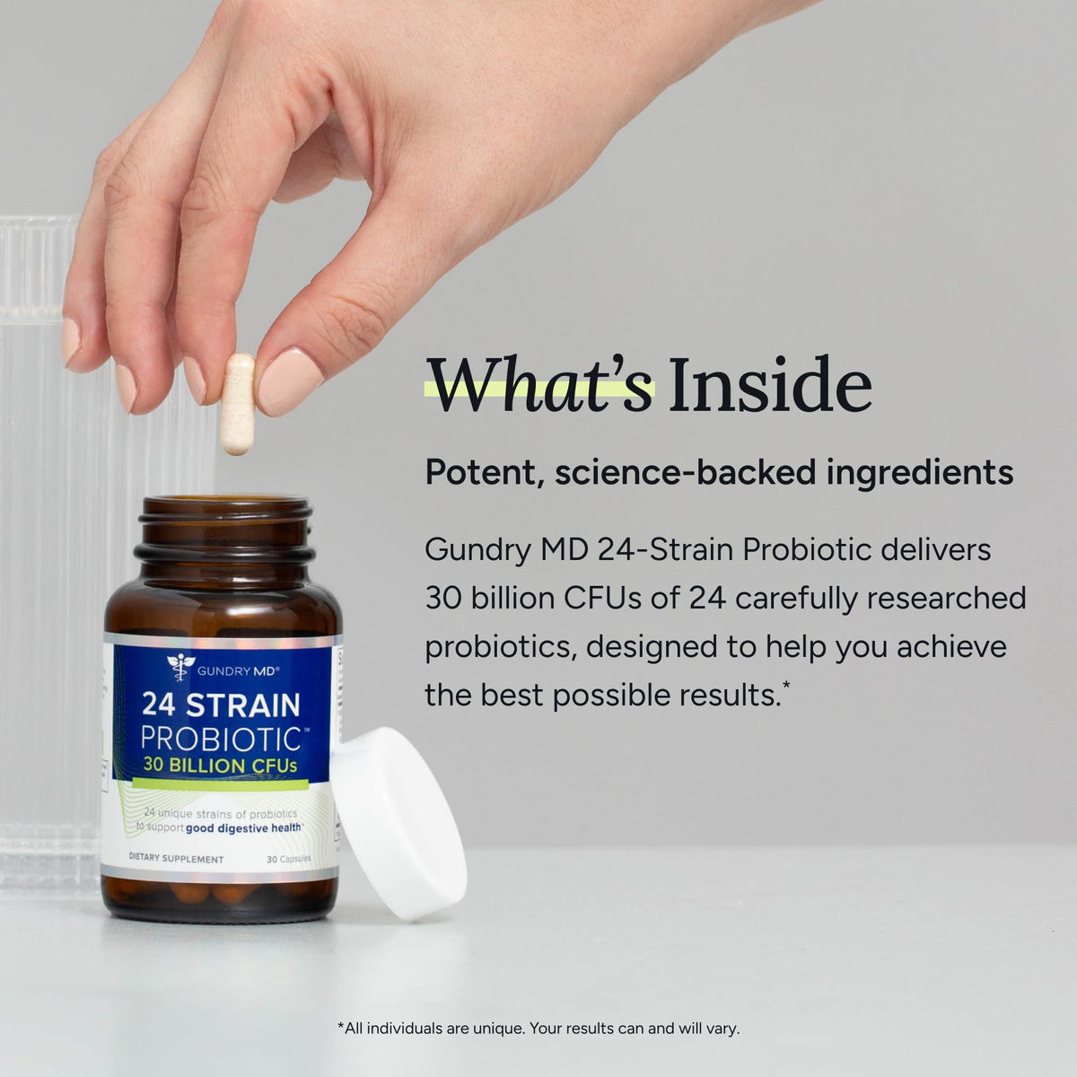 24 Strain Probiotic 30 Billion CFU 30 Capsules F3479