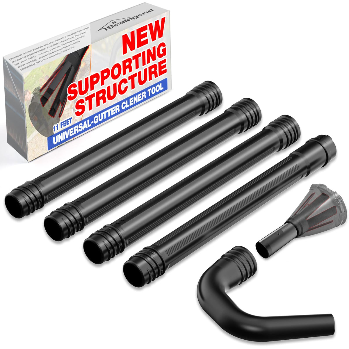 Gutter Cleaning Kit for Leaf Blowers, 11 Feet Y999121