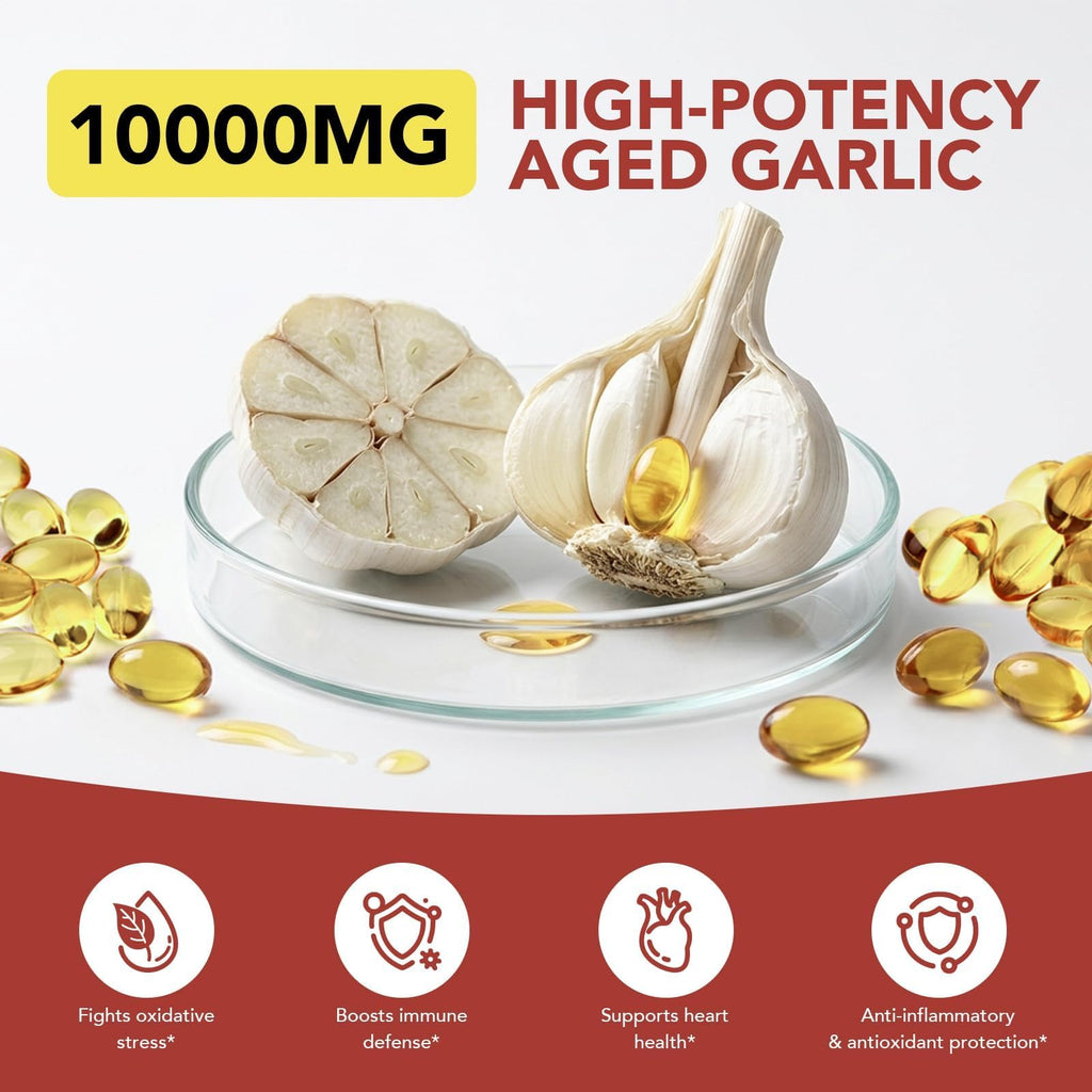 Garlic Extract Supplements, 300 Softgels D702