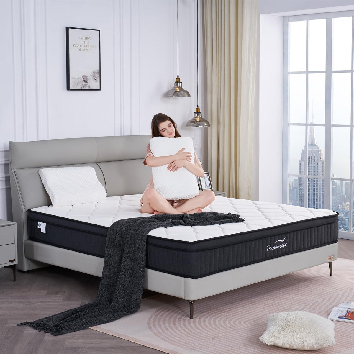 Full Size 12 Inch Hybrid Mattress I9435