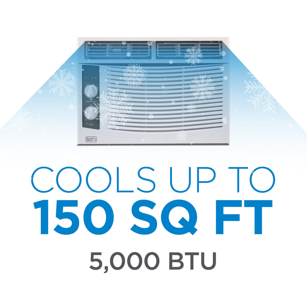 White 5,000 BTU Window Air Conditioner B710
