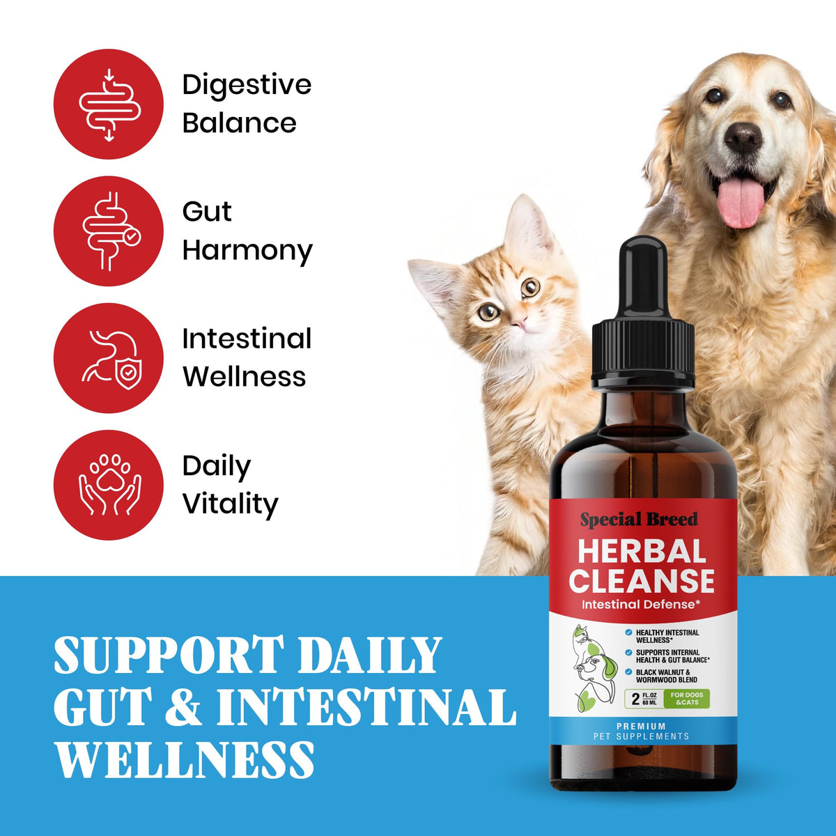 2 oz Herbal Cleanse for Dogs & Cats M595030