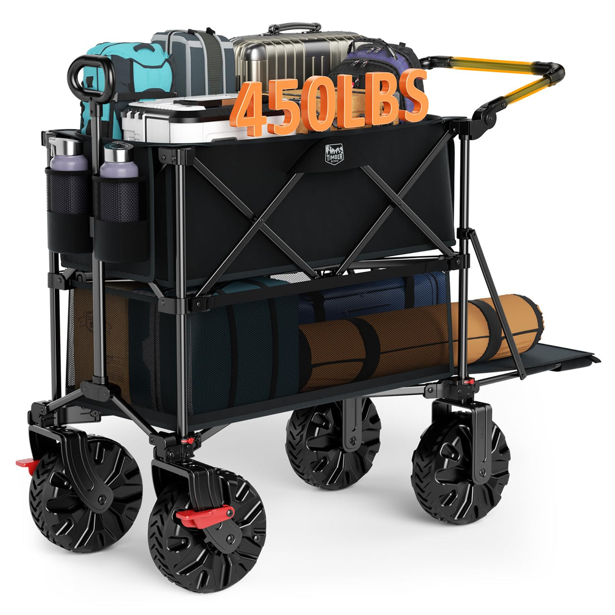 Double Decker Wagon 400L Capacity 450lb Load J943