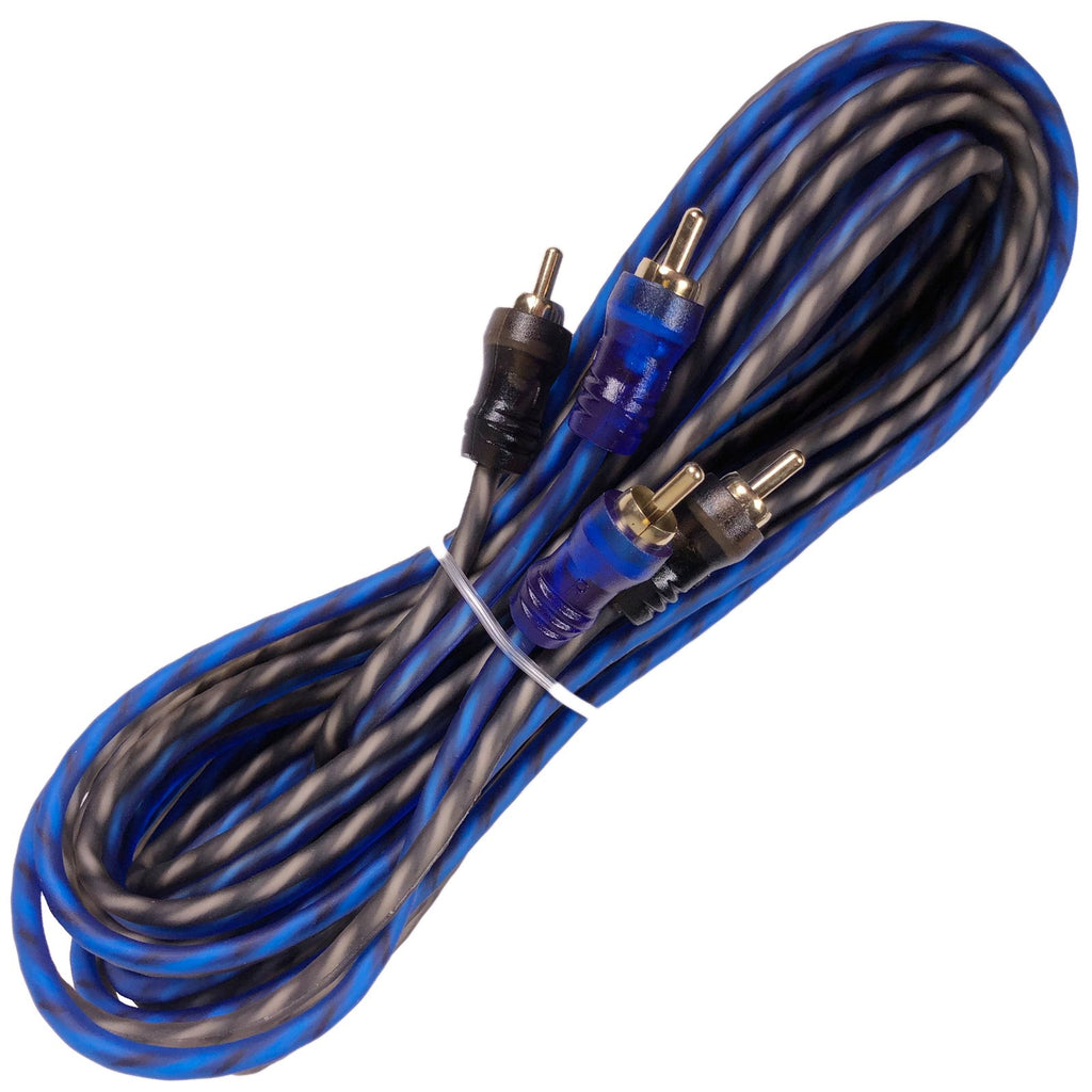 0 Gauge Amplifier Installation Wiring Kit Blue Power Cable S930489