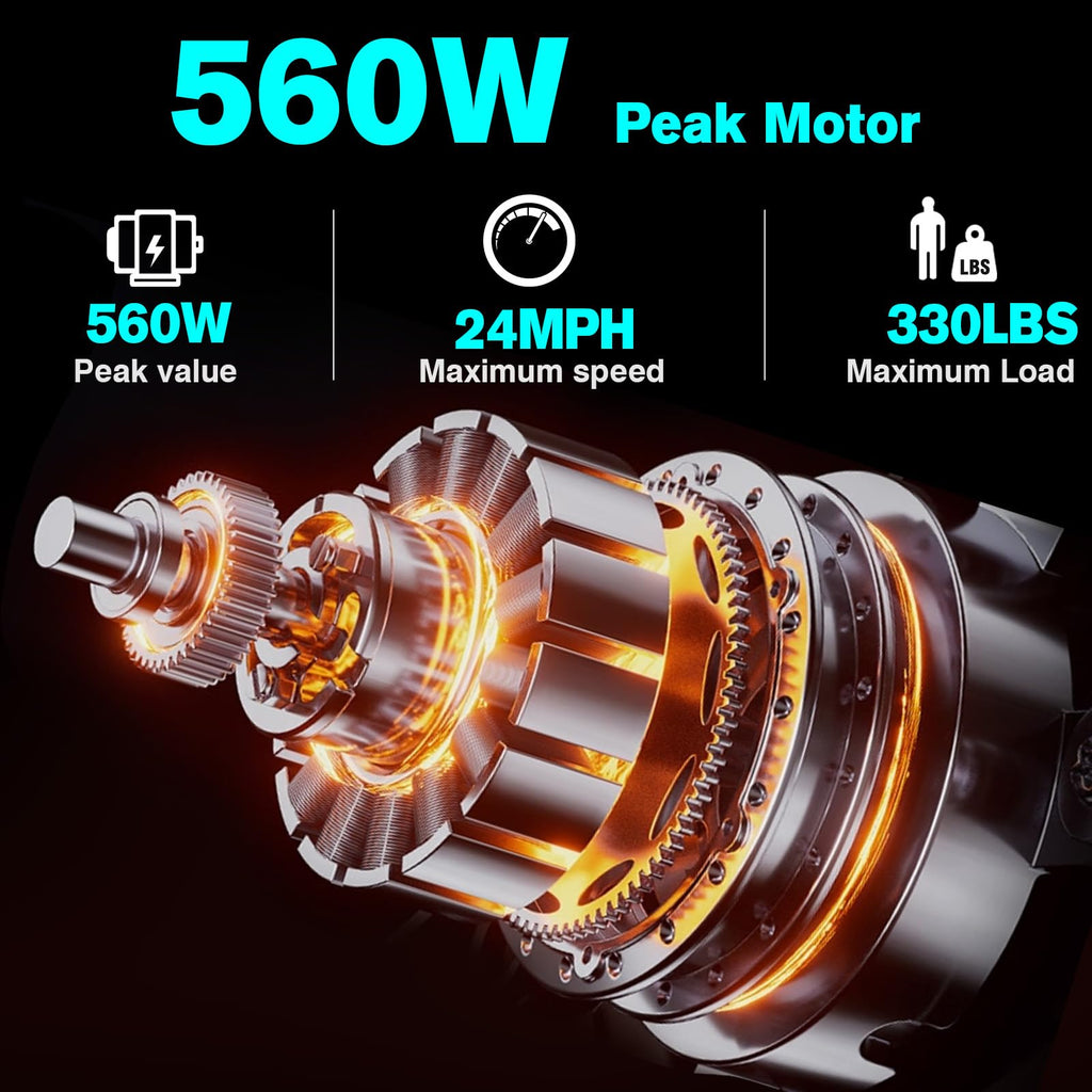 560W Motor 24MPH 32 Miles Range 48V 10Ah Battery 14" Foldable Electric Bike with Basket W280020