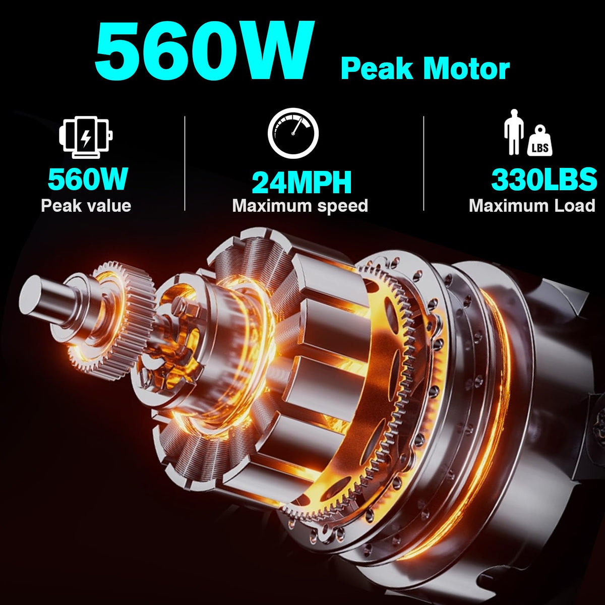 560W Motor 24MPH 32 Miles Range 48V 10Ah Battery 14" Foldable Electric Bike with Basket W280020