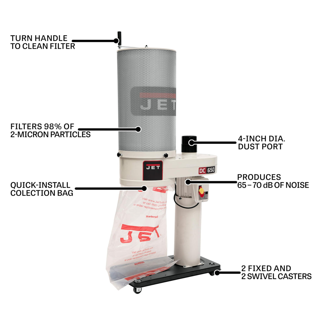 1 HP 2-Micron Canister Filter Dust Collector N5977