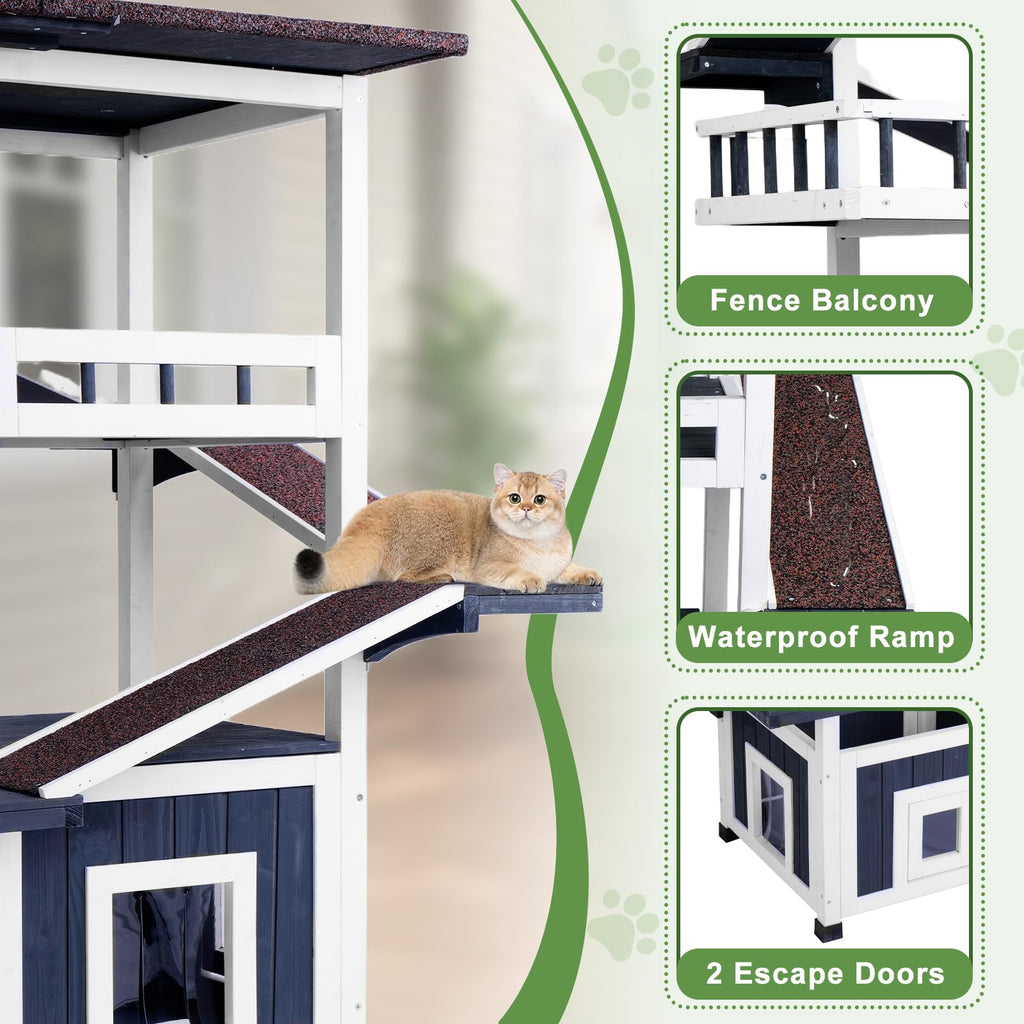 Weatherproof Outdoor Cat Tree P69046