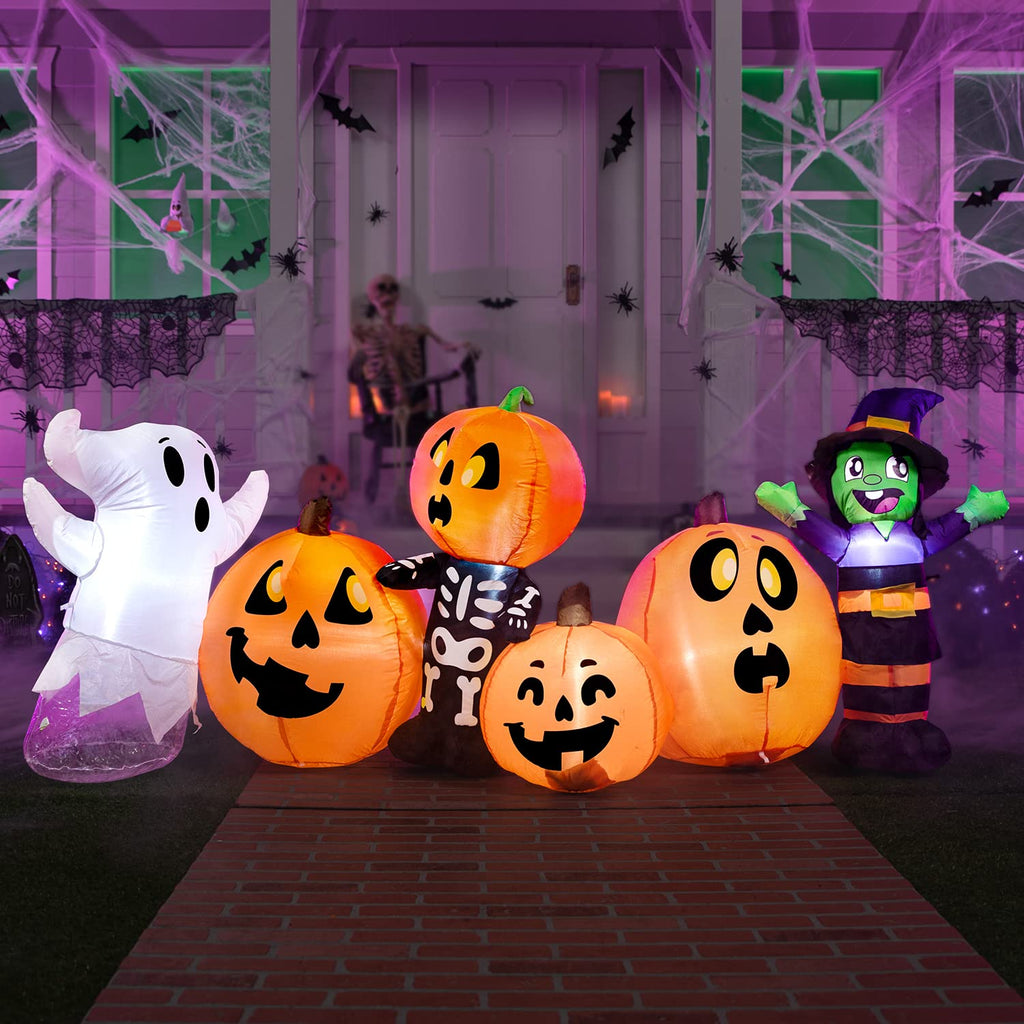 8 ft Inflatable Halloween Decoration with LEDs F460