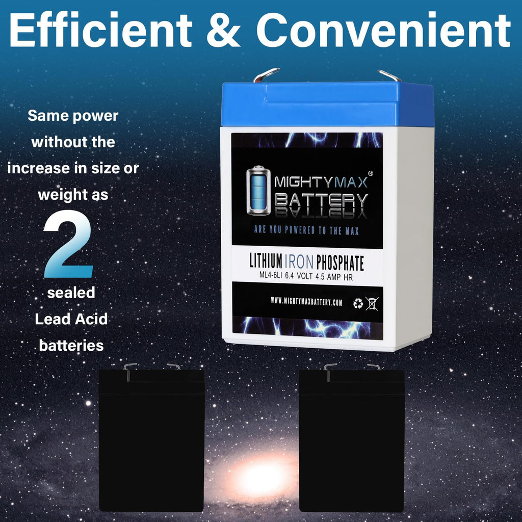 6V 4.5AH Lithium Replacement Battery D27781