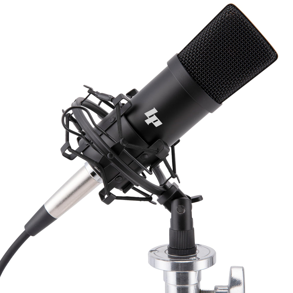 2x2 USB Audio Interface Recording Bundle with Condenser Mic, Headphones, Shockmount, XLR Cable Y788161