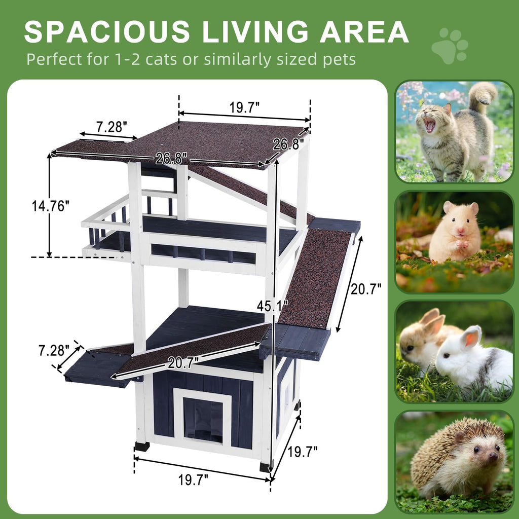 Weatherproof Outdoor Cat Tree P69046