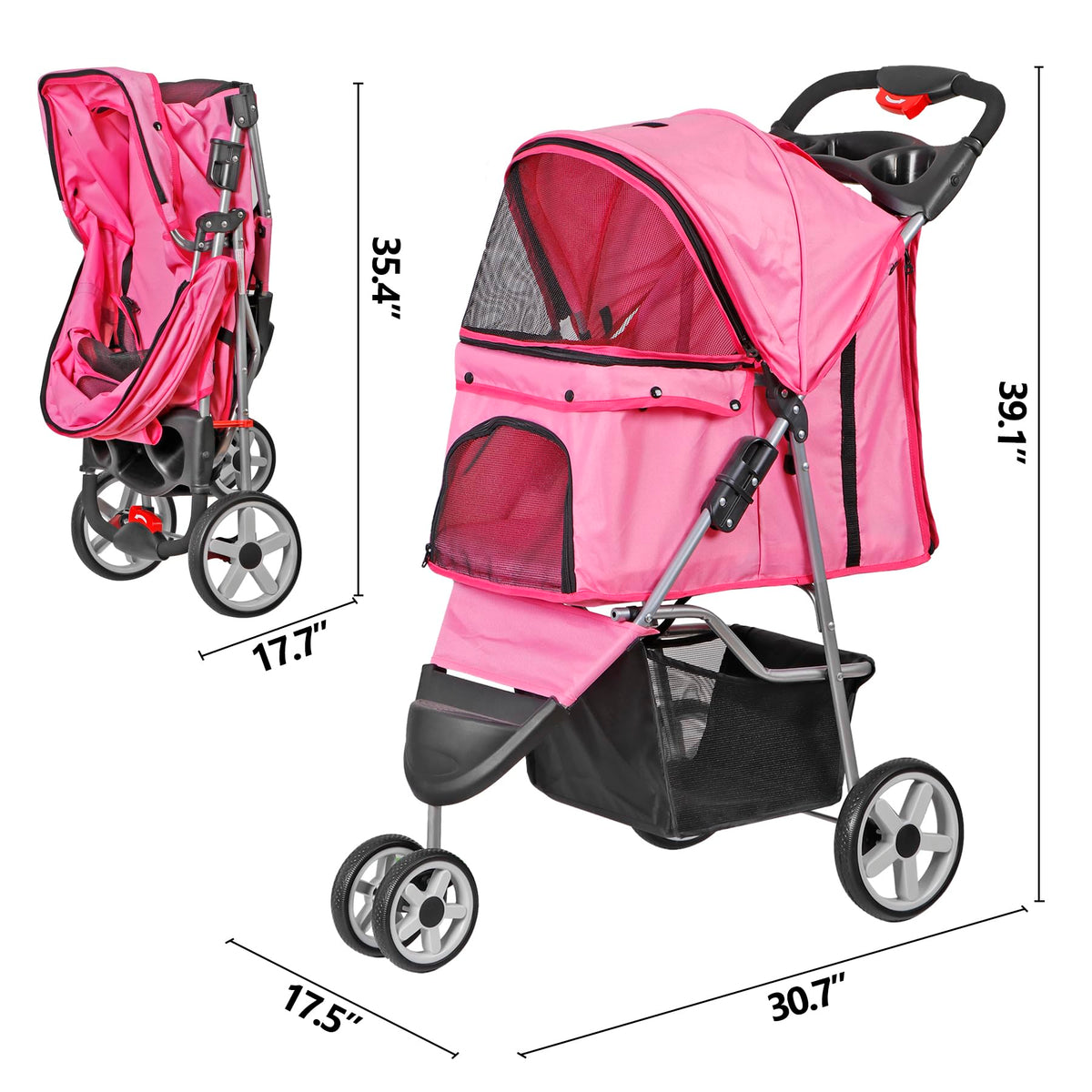 Foldable Pet Stroller P5135