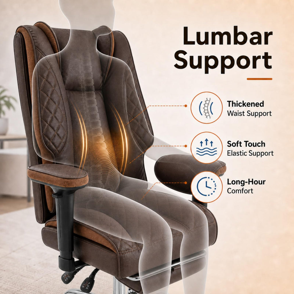 Big and Tall High Back Executive Office Chair with Foot Rest M144