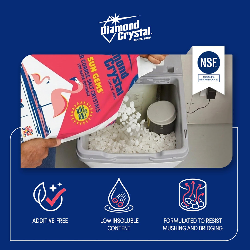 2 Pack Super Coarse Water Softener Salt, 40 Pounds P89050