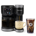 Black Single Serve K-Cup Pod & Carafe Coffee Maker W361525