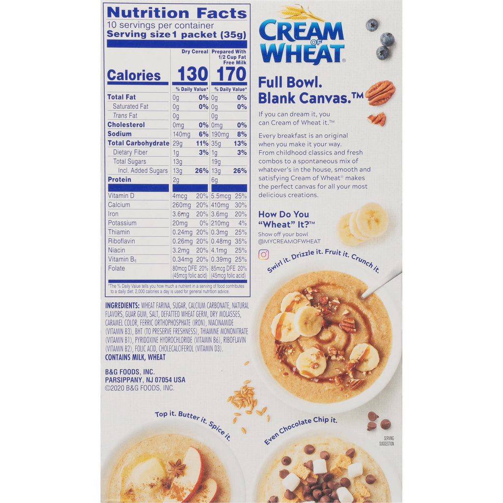 Instant Hot Cereal, Maple Brown Sugar, 12.3 Ounce (Pack of 4) H802807