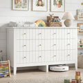 White 6 Drawer Dresser Z558130