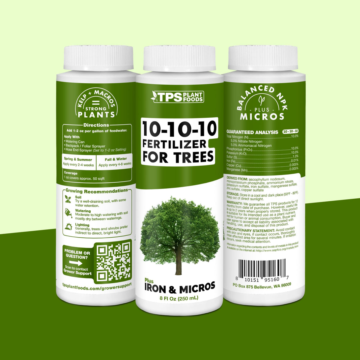 10-10-10 Fertilizer with Iron & Micros, 1 Gal F356