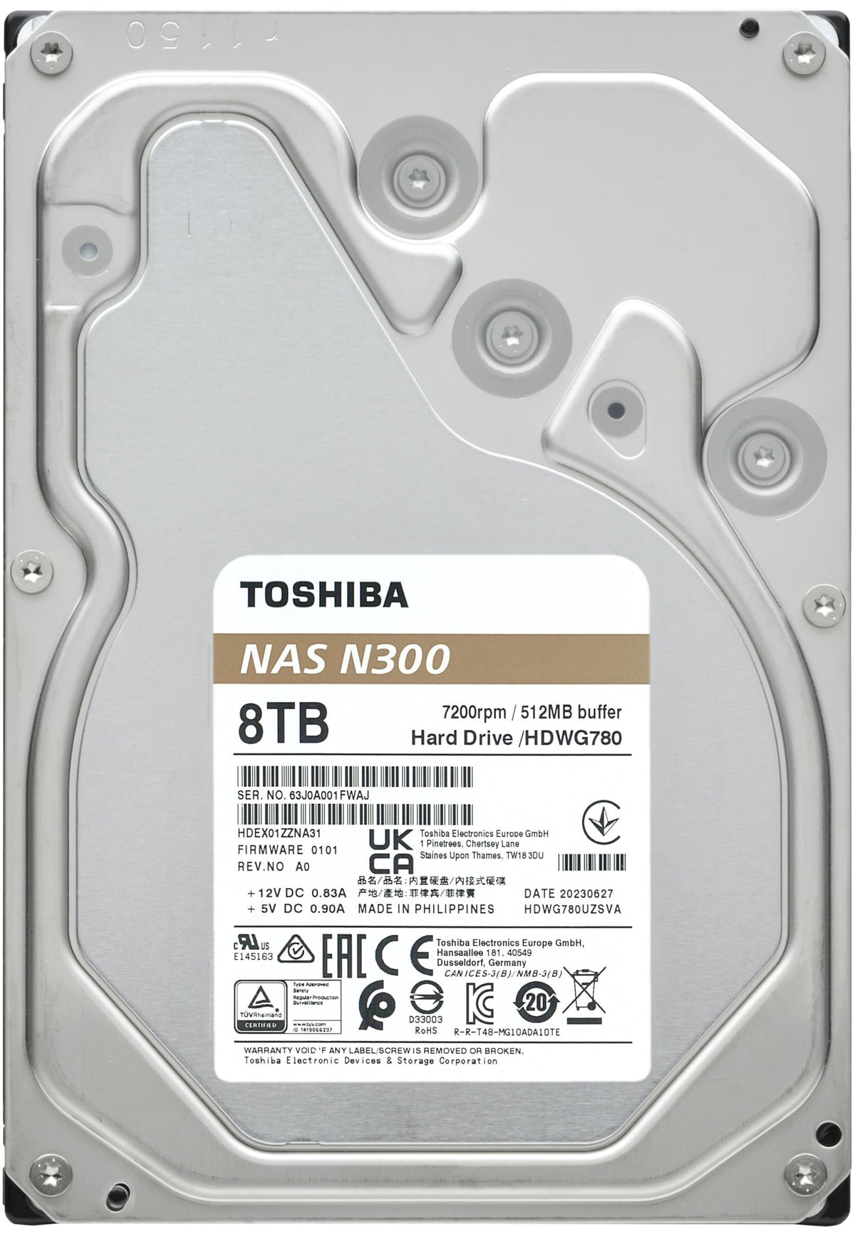 8TB NAS 3.5-Inch Internal Hard Drive F885217
