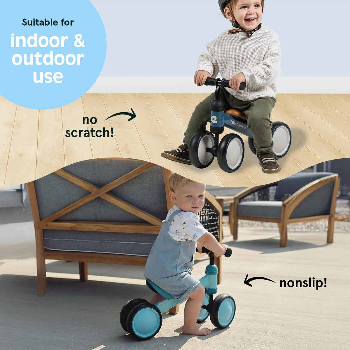 4-Wheel Baby Balance Bike O81789
